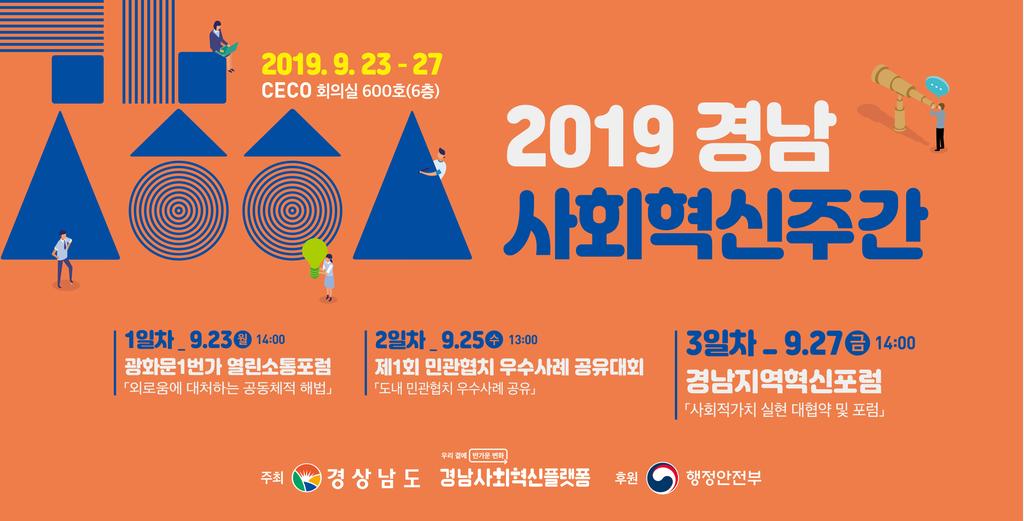 2019 경남 사회혁신주간 웹배너